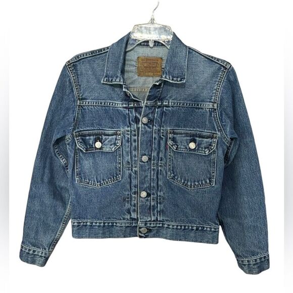 Levi Strauss & Co. Big E Repro Denim Jacket Size 34 Lot 507 - Picture 1 of 6